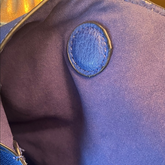 Marc New York Cobalt Blue Tote with Chain Details - Picture 6 of 13